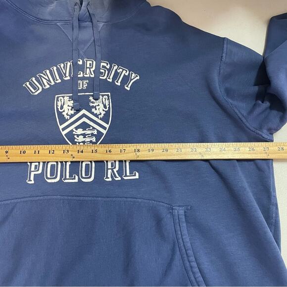 Polo Ralph Lauren "University of Polo RL" hoodie pullover sweatshirt size 1XB - Picture 11 of 12